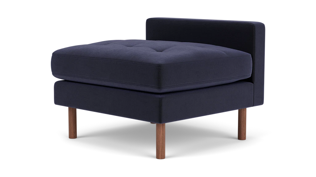Joan Extended Seat - Seoul Uniform, Walnut Legs