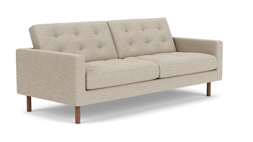 Joan Sofa - Vitoria Mica, Walnut Legs