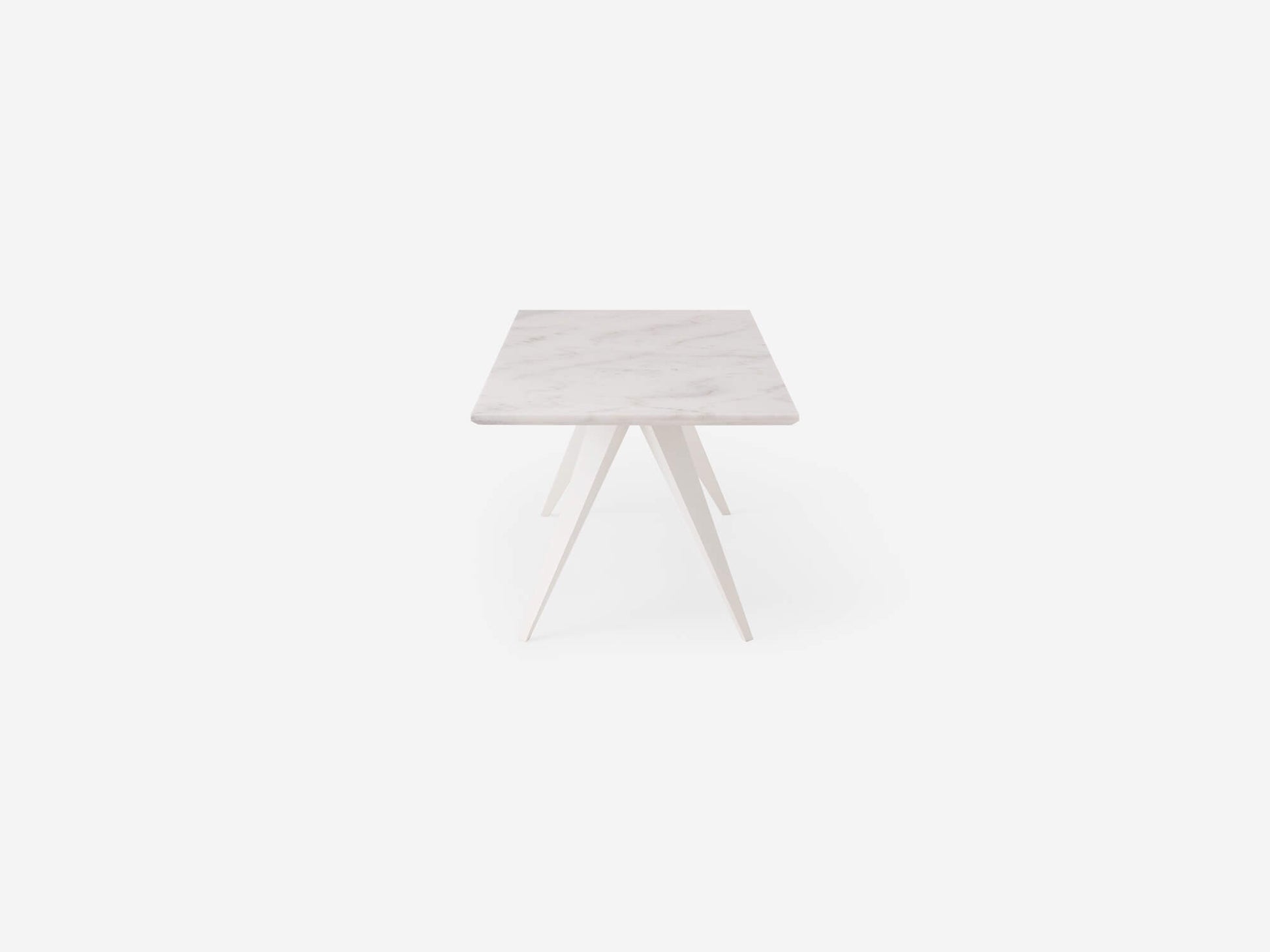 Mesa Rectangular Dining Table - White group image - 2