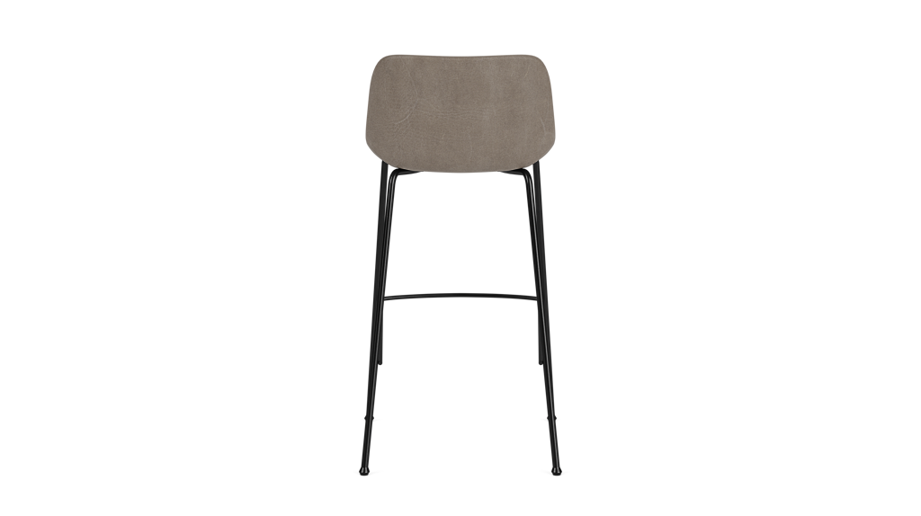 Oles Counter Stool - Grey Synthetic Leather