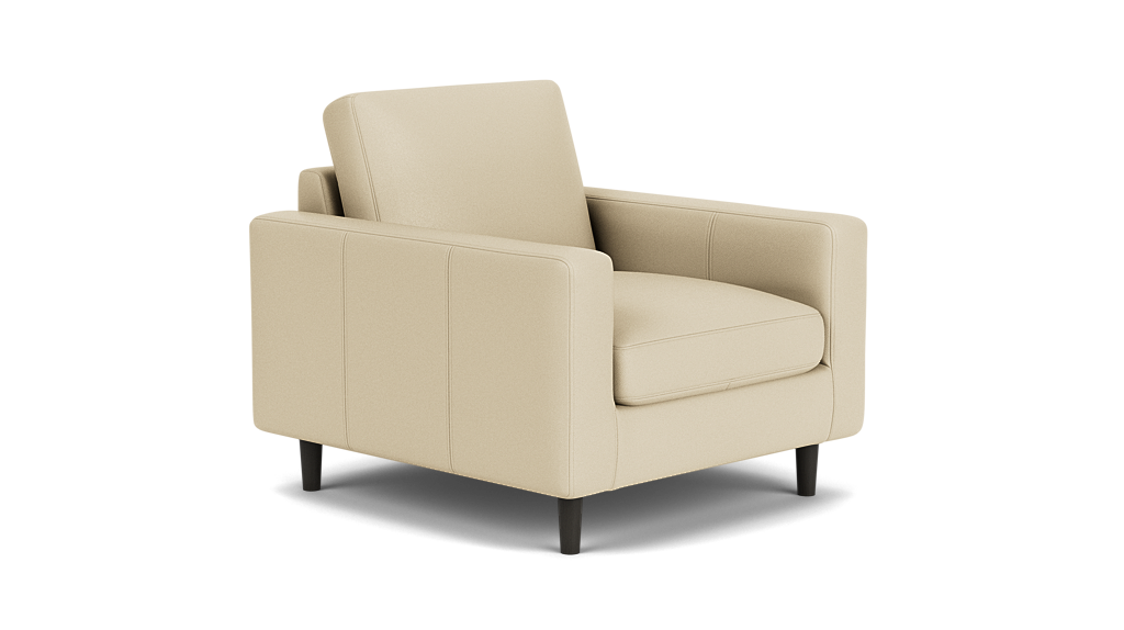 Oskar Fauteuil - Broadway Alabaster, Frêne Noir
