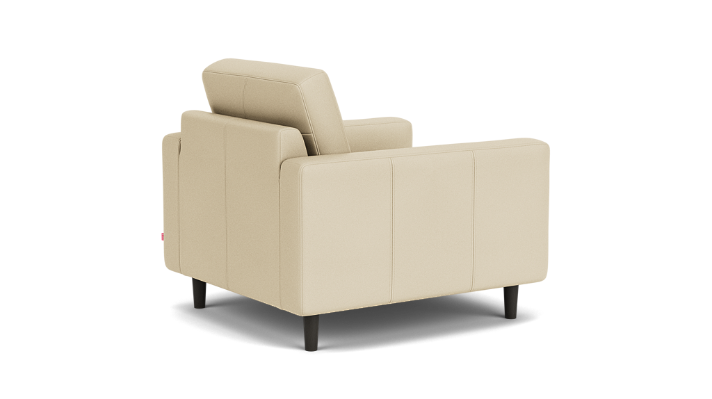Oskar Fauteuil - Broadway Alabaster, Frêne Noir