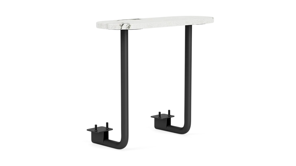 Replay End Table - Stadium - White Marble