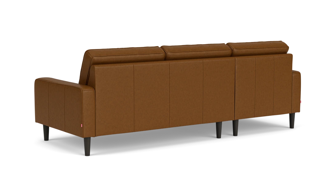 Reverie Canapé modulaire deux pièces avec méridienne - Classic Sahara, Frêne Noir