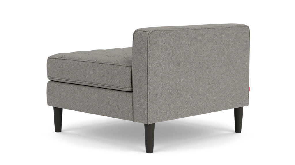 Reverie Extended Seat - Panama Grey, Black Legs