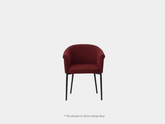 Chaise de salle à manger Slope - Alma Forest Green, Noir