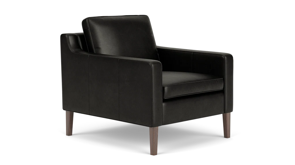 Skye Chair - Coachella Noir - Walnut Legs