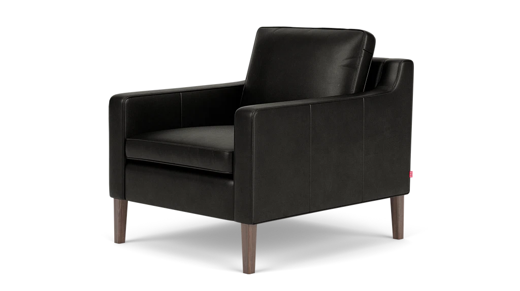 Skye Chair - Coachella Noir - Walnut Legs