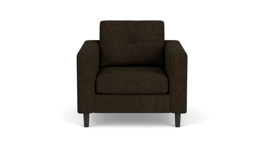 Solo Fauteuil - Polo Slate - Pattes en onyx