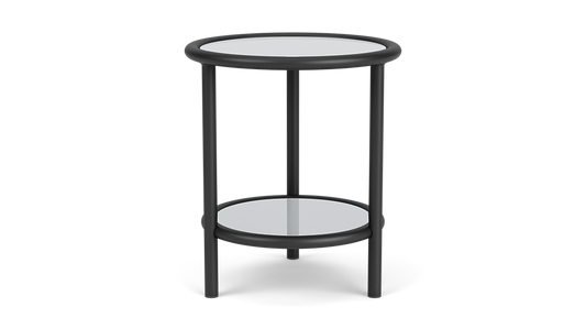 Table de bout Tubular - Noir