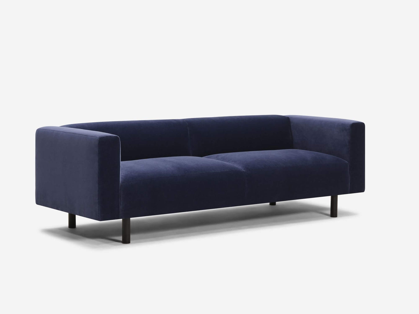 Bonne Club Sofa - UPHOLSTERY - 10SE-NAVBLACK_WOOD group image - 2