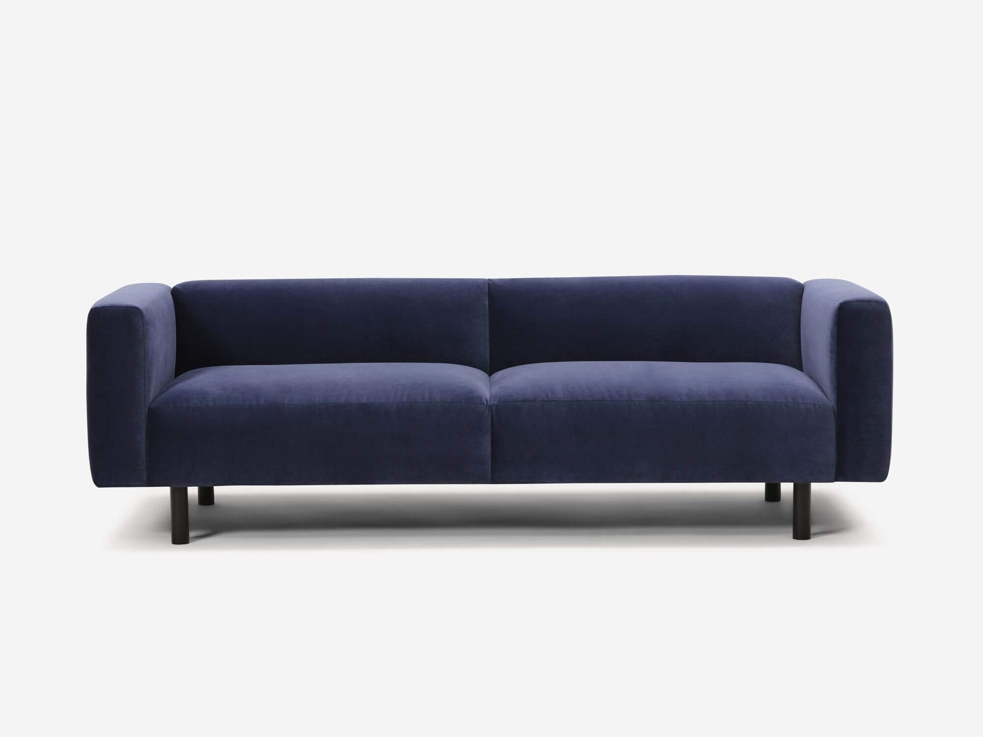 Bonne Club Sofa - UPHOLSTERY - 10SE-NAVBLACK_WOOD group image - 1