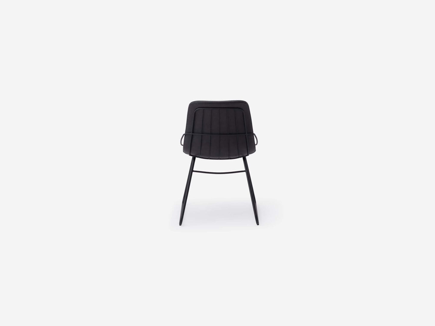 Minimal Side Chair - Black Synthetic Leather group image - 4