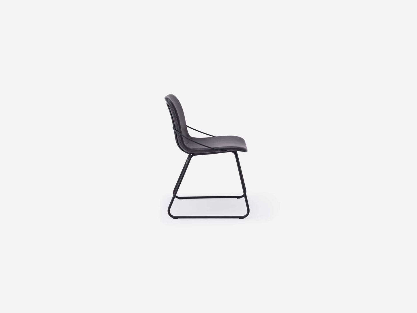 Minimal Side Chair - Black Synthetic Leather group image - 3
