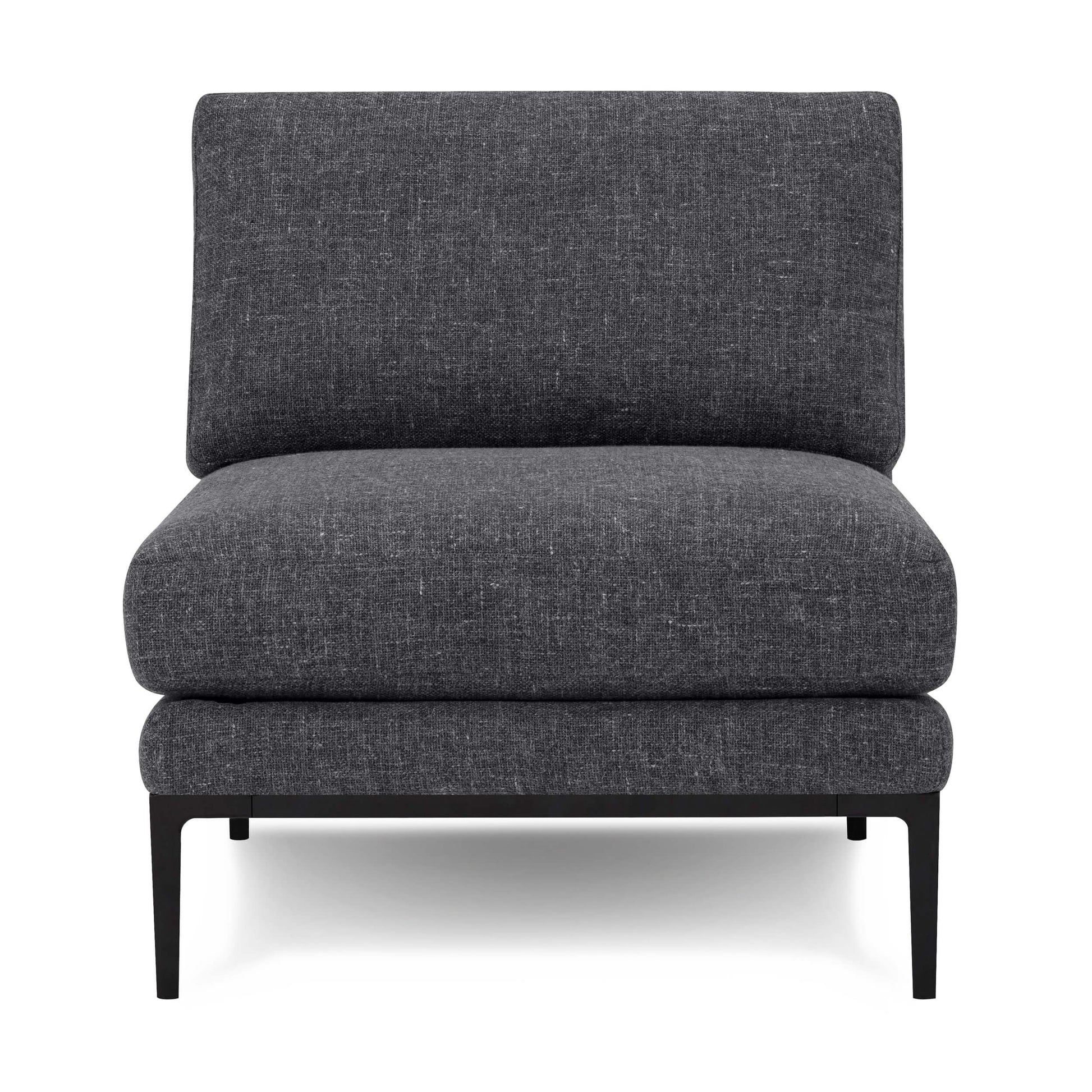 Oma Armless Chair - UPHOLSTERY - 30VI-BASANTHRACITE main image