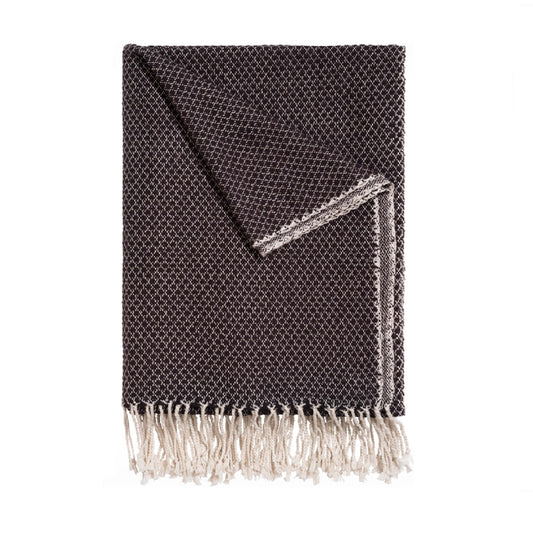 Izzie Throw - Black/White main image
