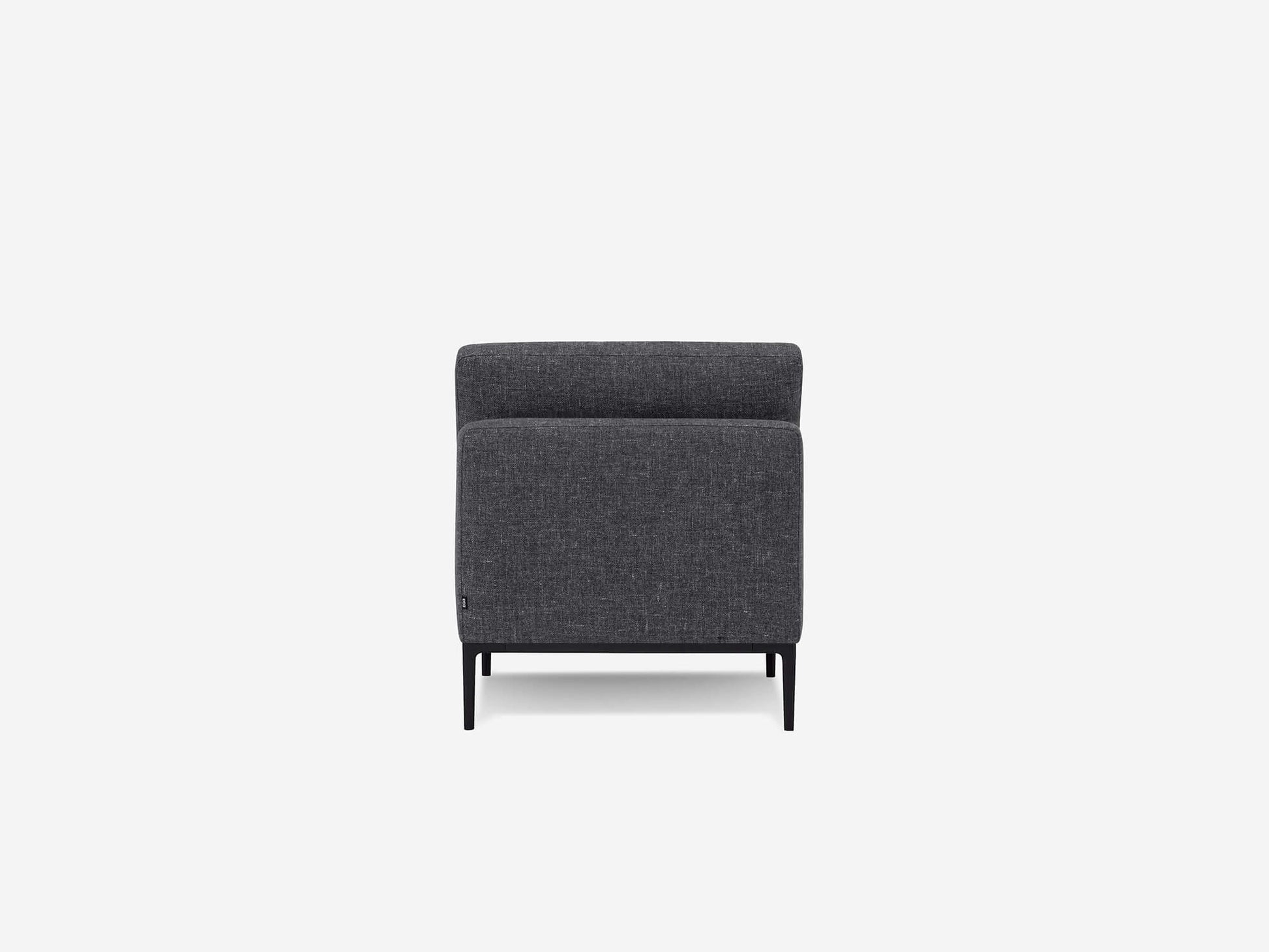 Oma Armless Chair - UPHOLSTERY - 30VI-BASANTHRACITE group image - 4
