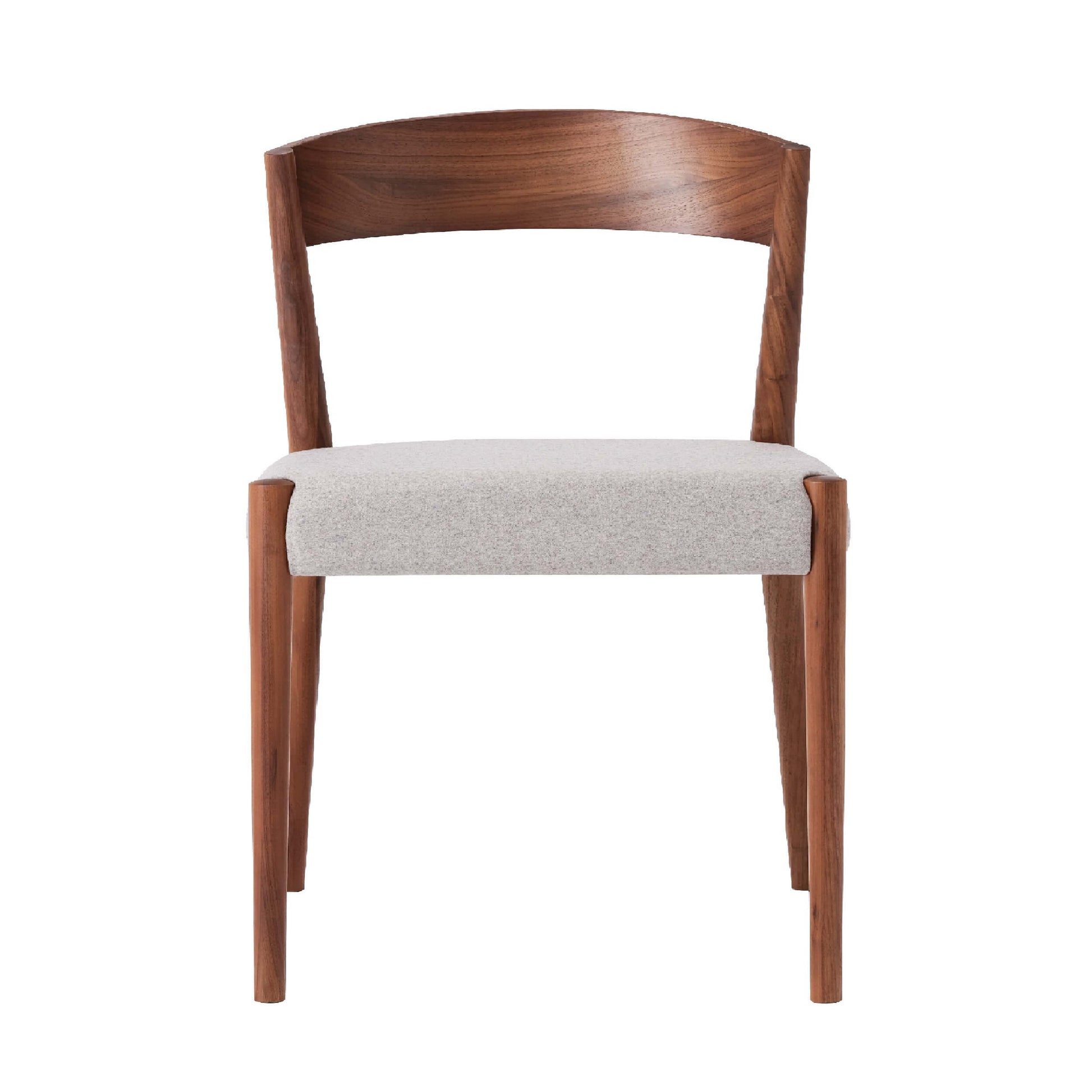 Wren Dining Chair - Wood Back - Walnut main image