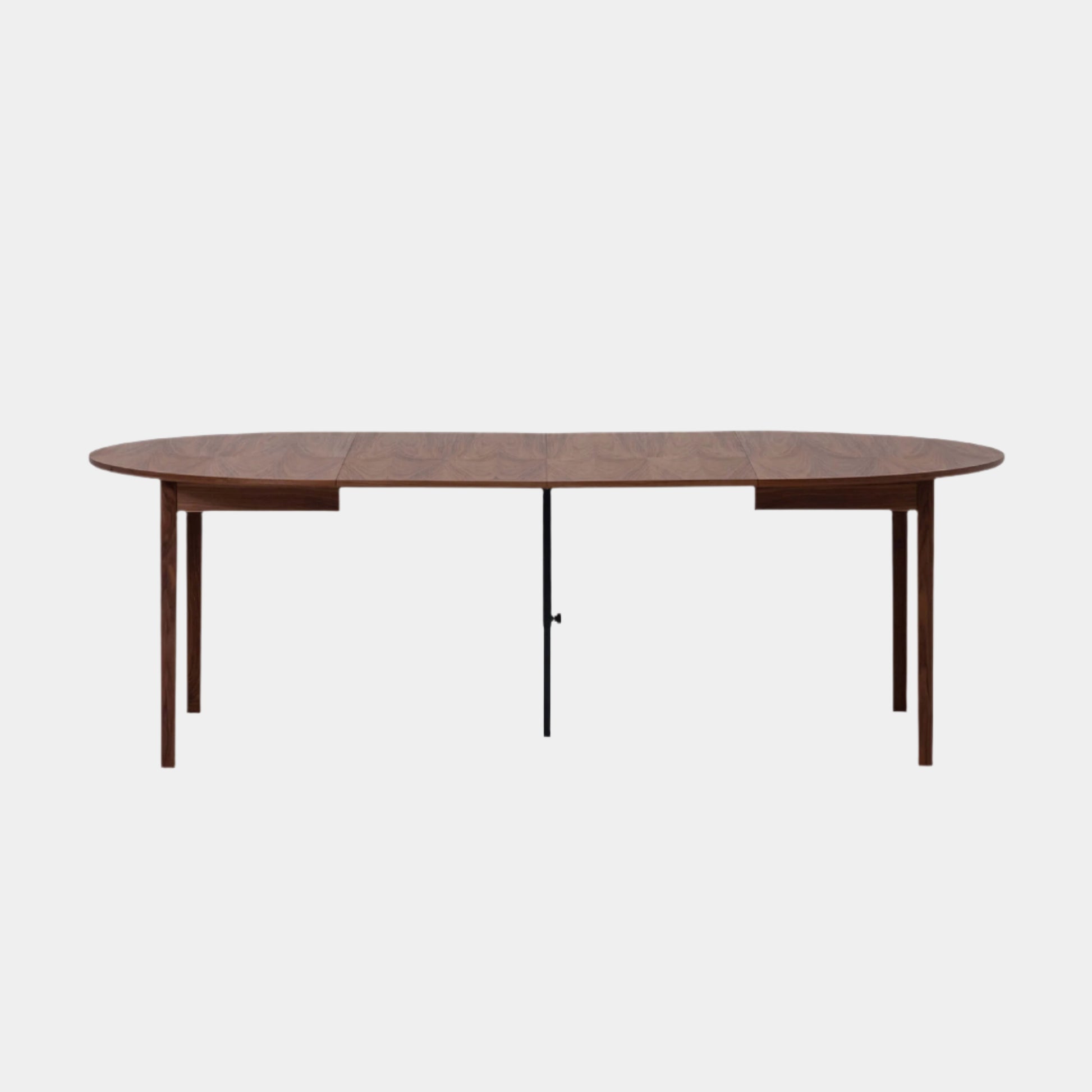 Ease Round Expandable Dining Table - Walnut (52″ to 91″) - Ease Round Table - Walnut main image