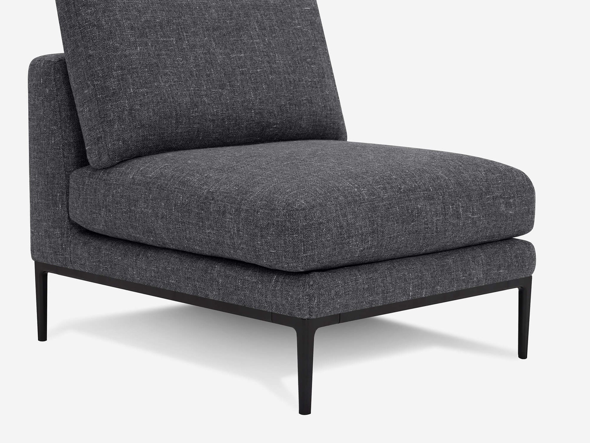 Oma Armless Chair - UPHOLSTERY - 30VI-BASANTHRACITE group image - 5