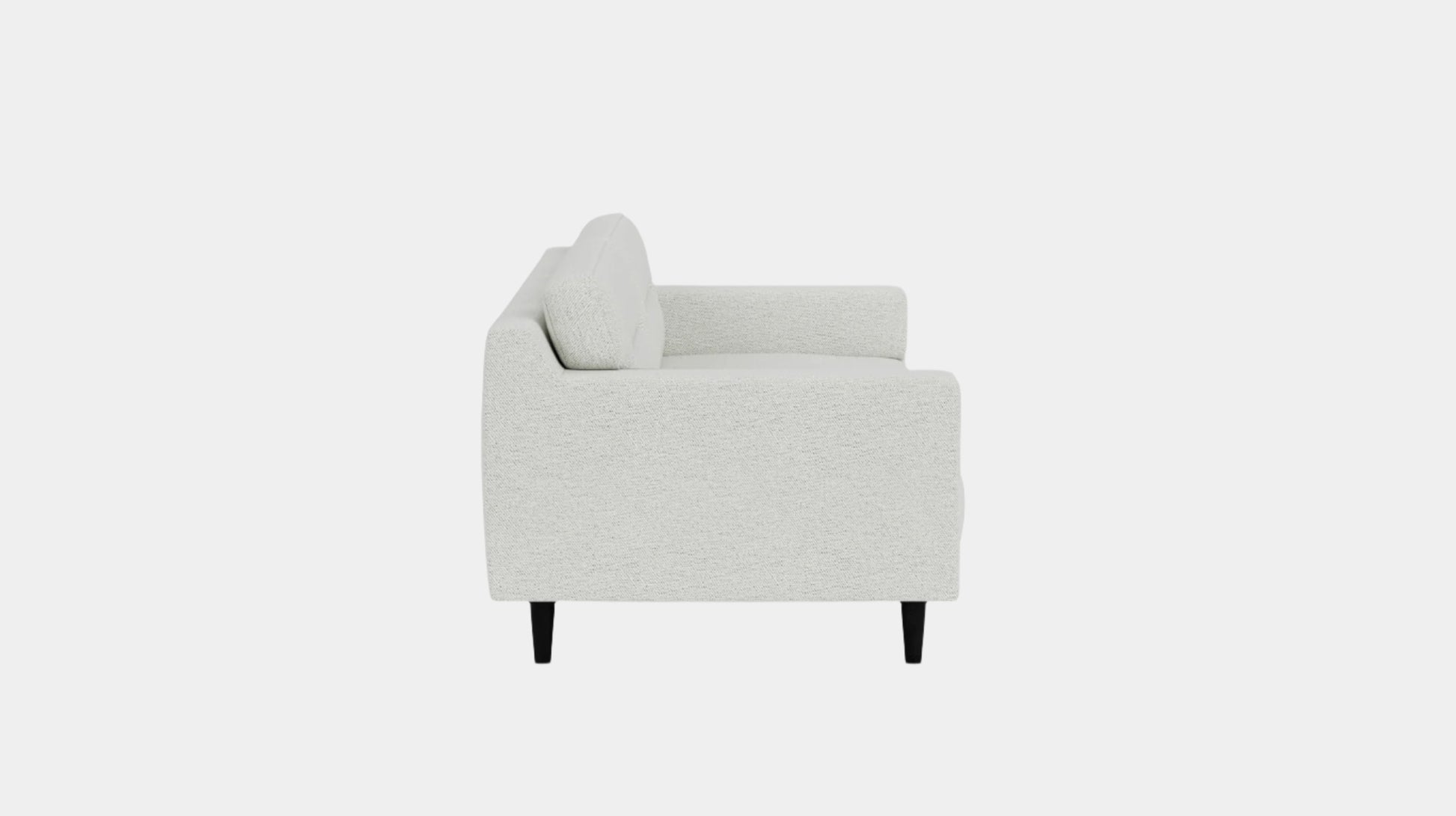 Remi Sofa - Arctic Wolf - Black leg  Image - 2