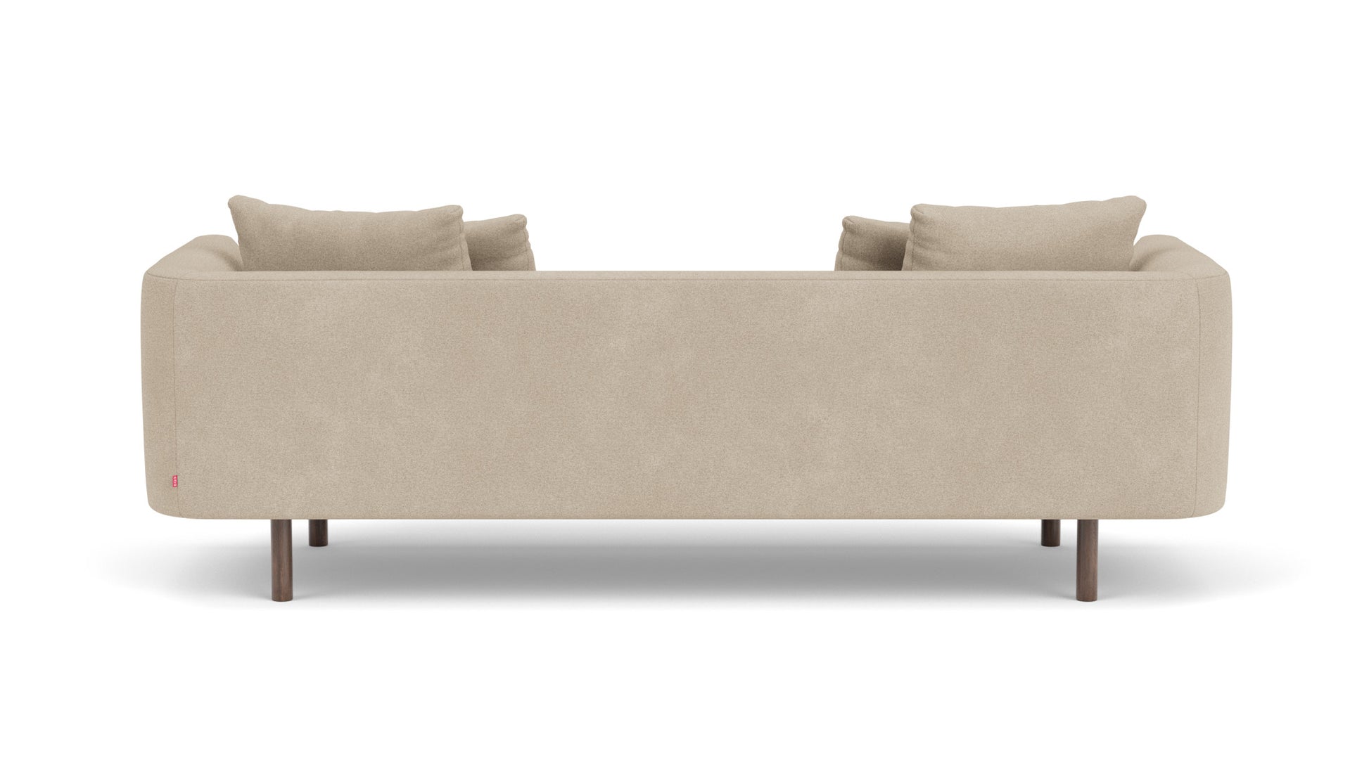 Replay Sofa - Ava Haze Fabric - Walnut  Image - 3