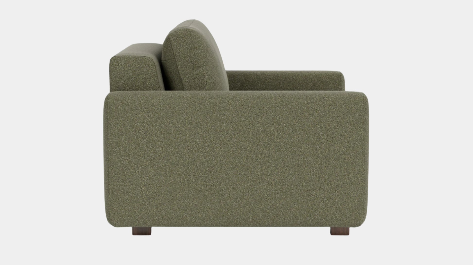 Reva Storage Chair - Ola Forest - Walnut leg Image - 2