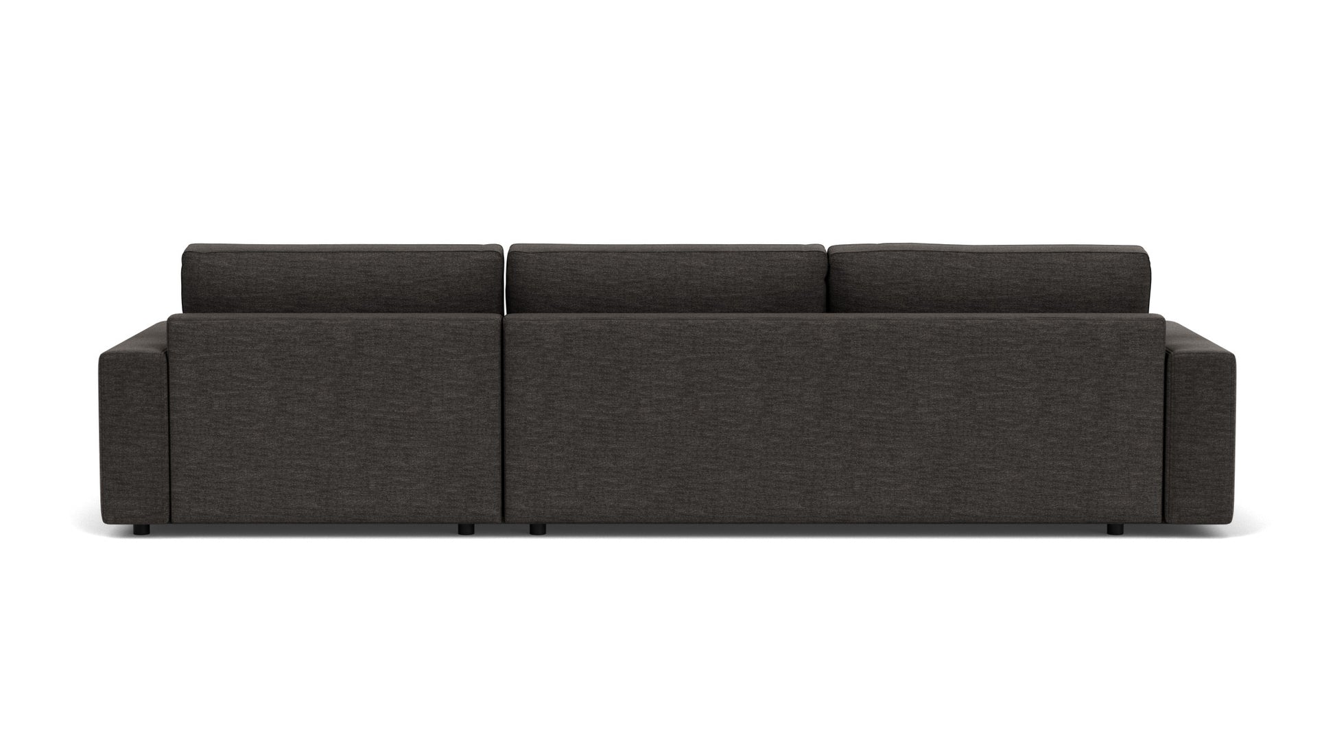 Cello 2-Piece Sectional Sofa With Chaise - Key Largo Anthracite - 1.5 inch leg Image - 3