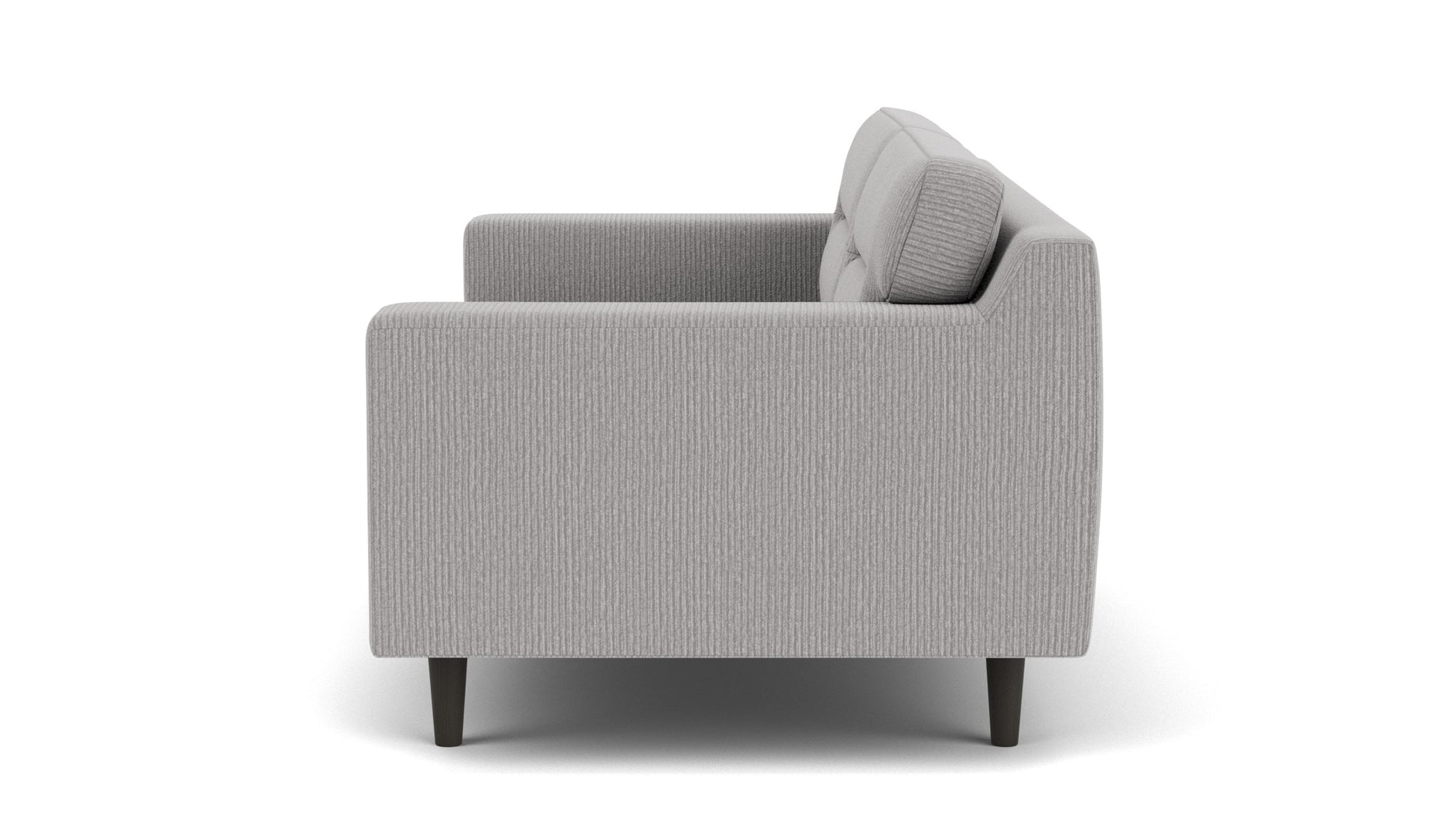 Remi Loveseat - Valley Stone - Black Image - 4