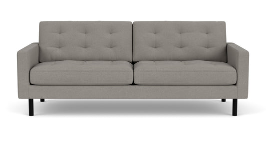 Joan Sofa - Panama Grey - Black Legs Image - 1