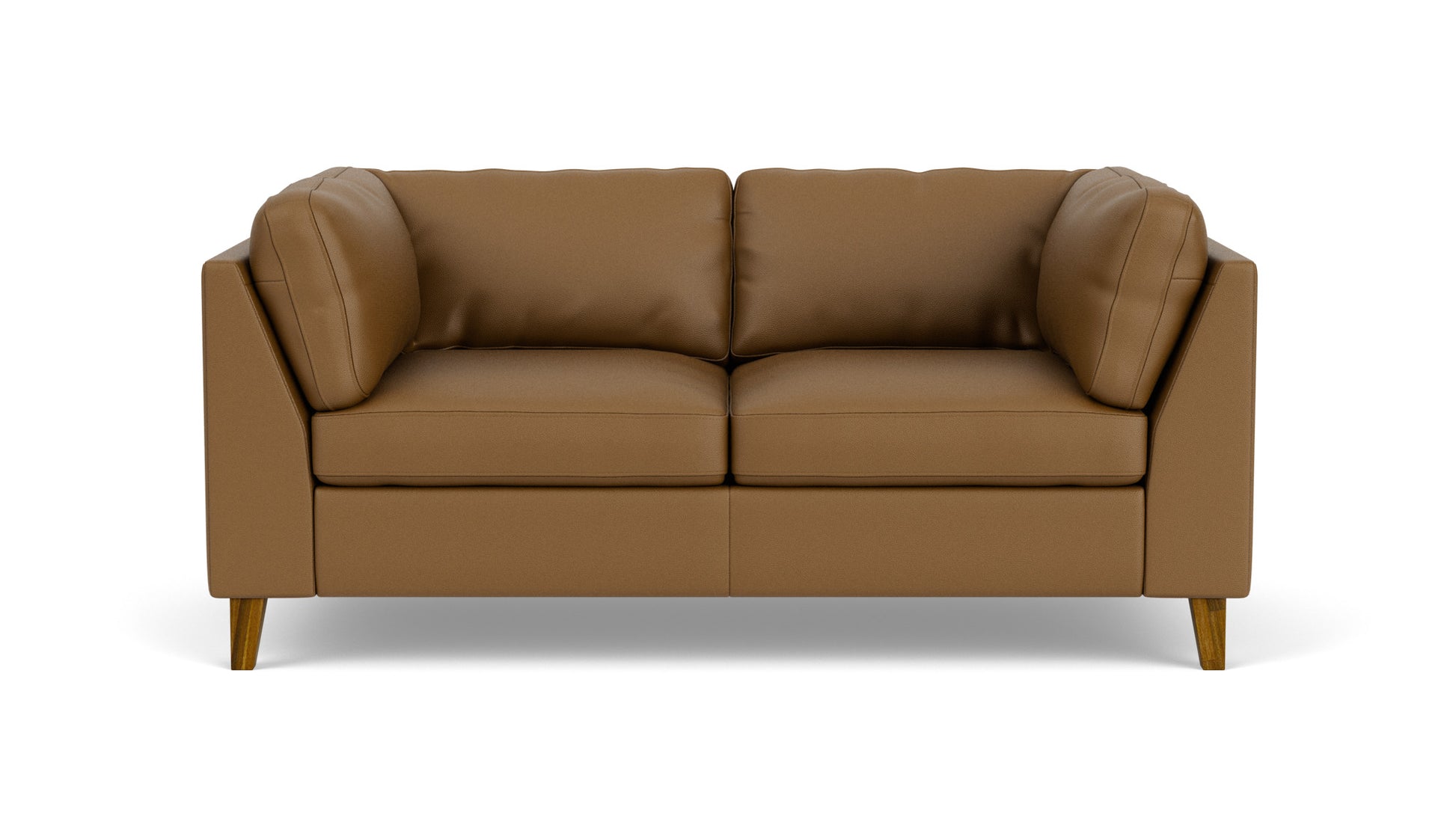 Salema Loveseat - Rein Toast, Java legs Image - 1