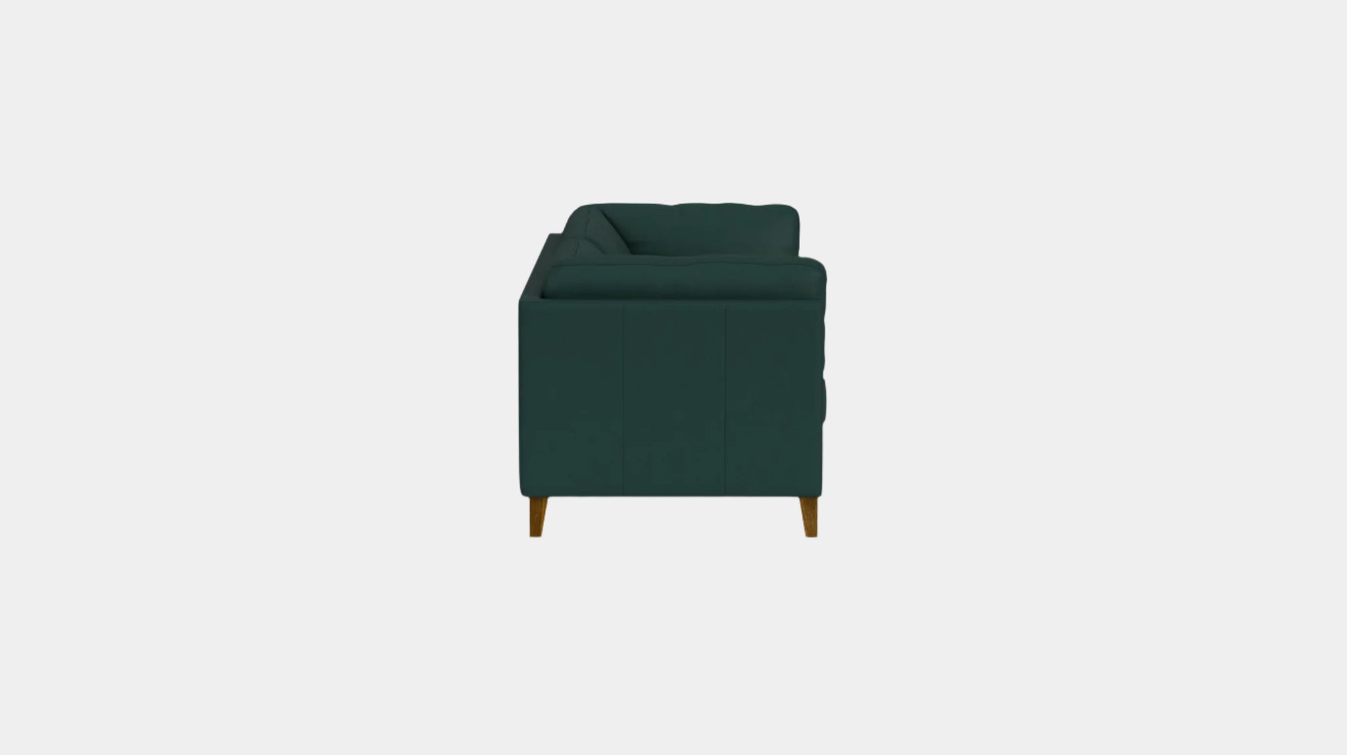 Salema Sofa - Paloma Deep Green Leather -java  Image - 2