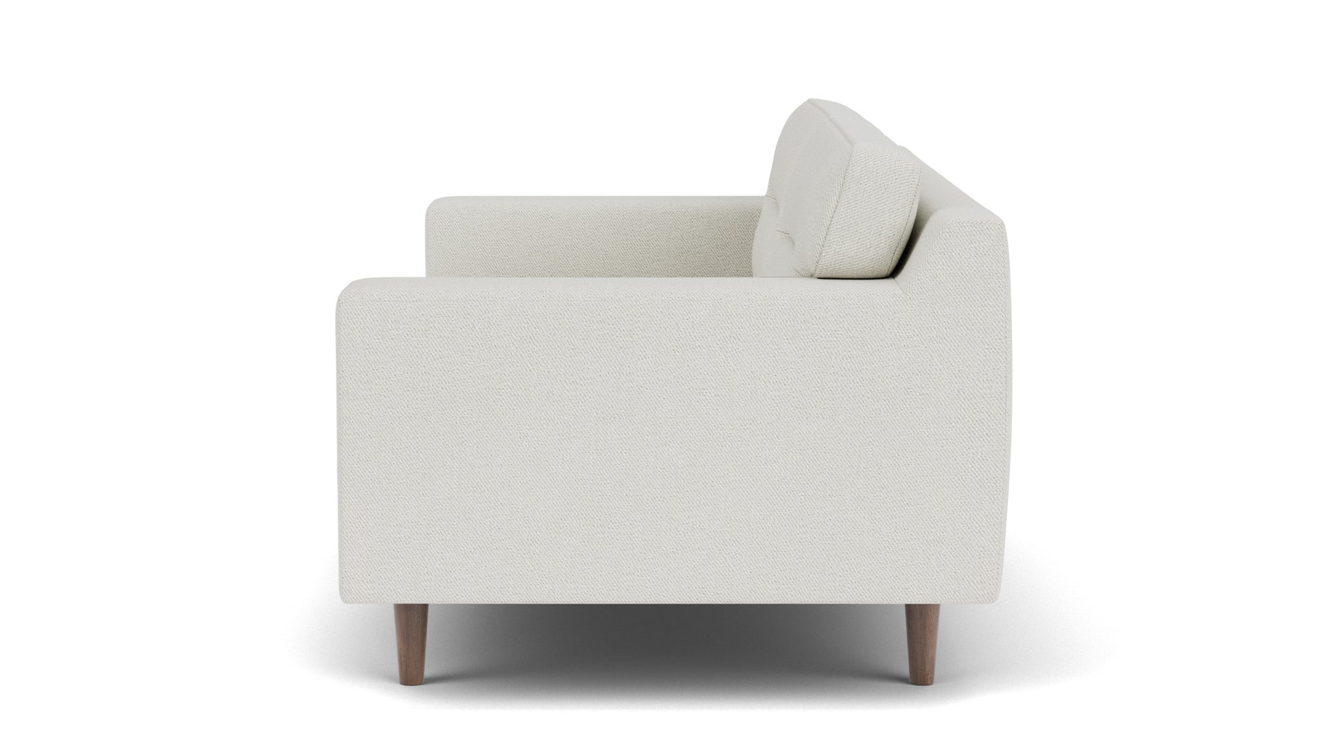Remi Loveseat - Arctic Snow - Walnut  Image - 4