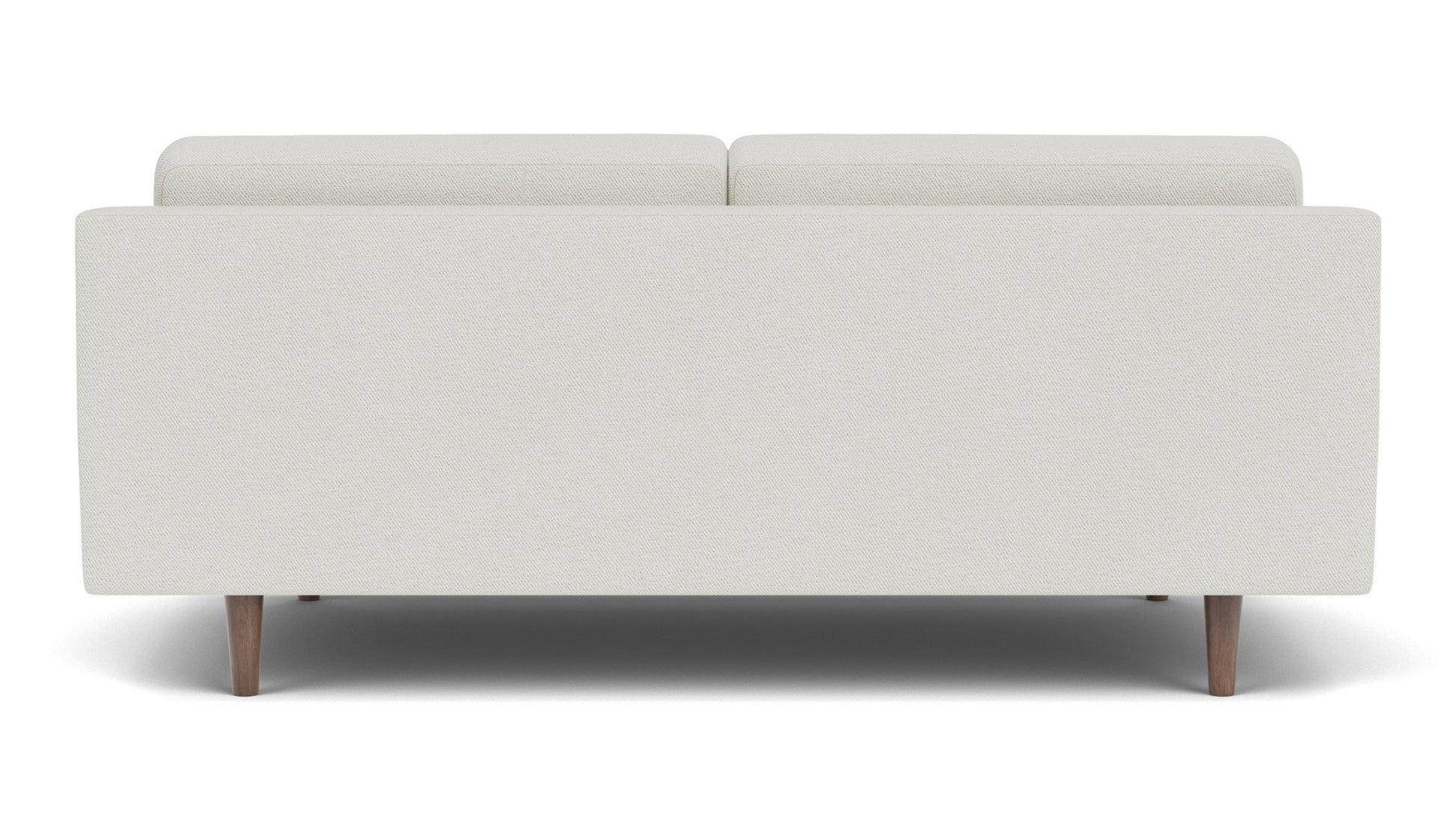 Remi Loveseat - Arctic Snow - Walnut  Image - 3