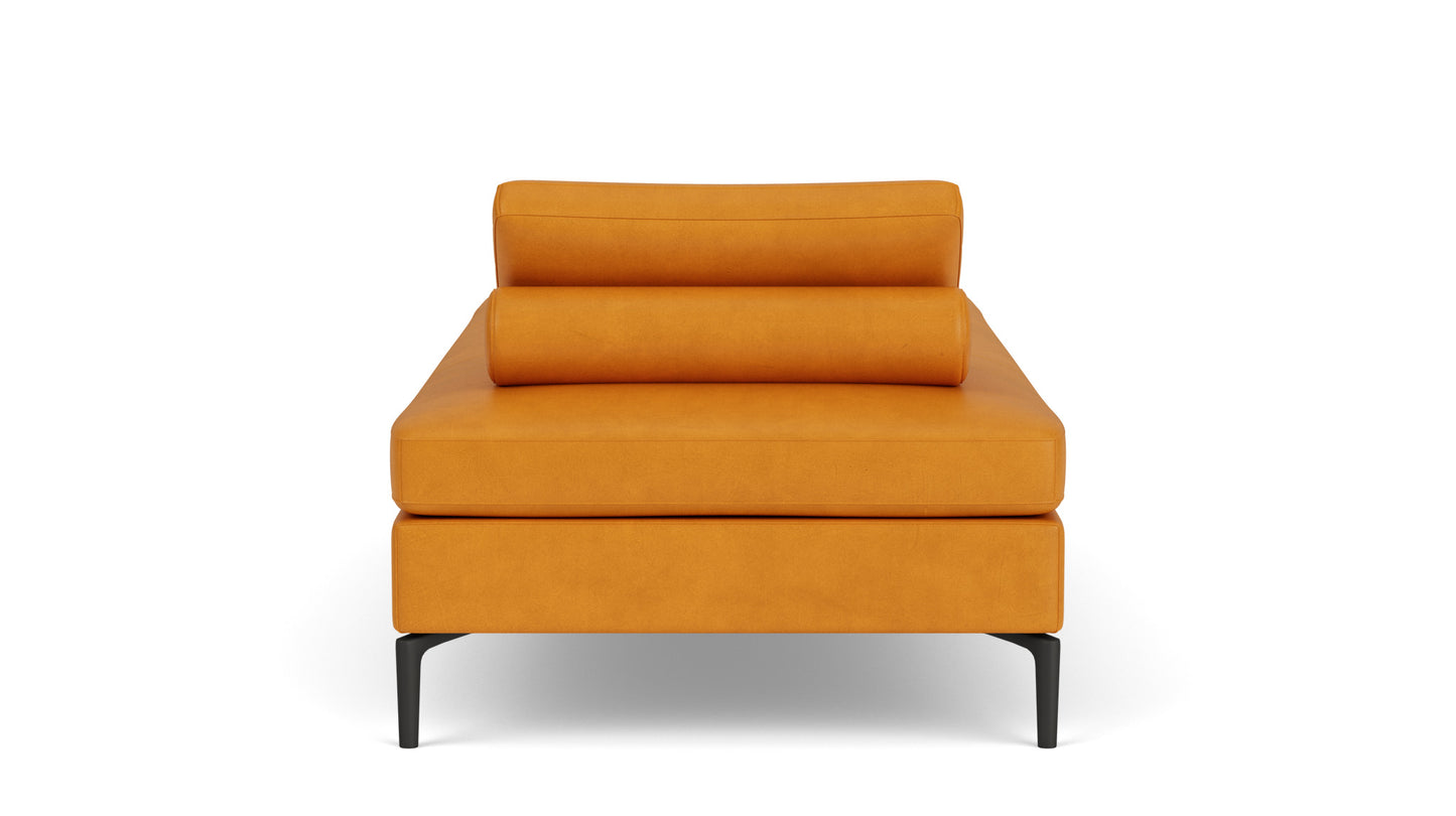 Eve Daybed - Coachella Cognac, Anthracite Legs Image - 2