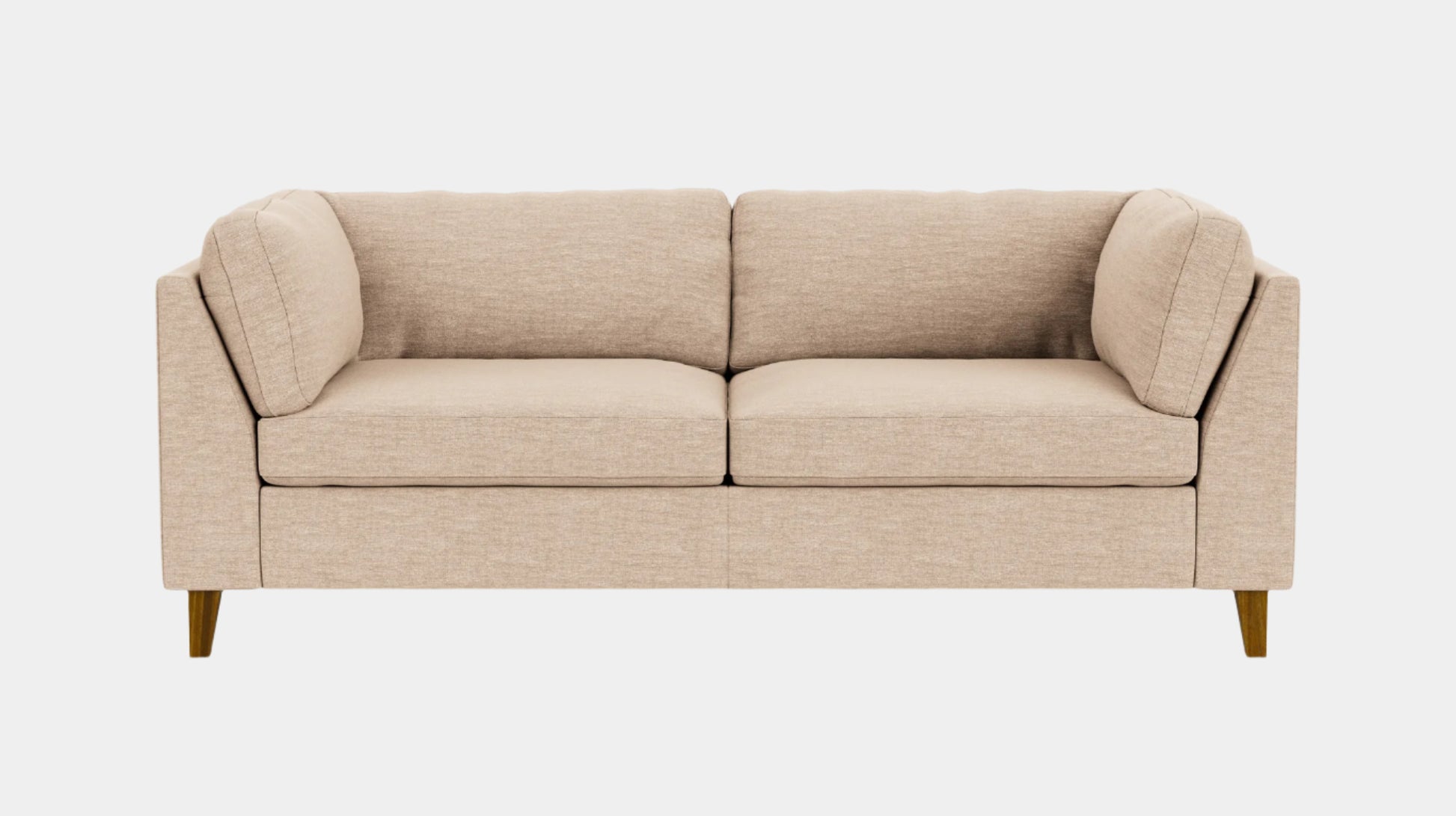 Salema Apartment Sofa - Key Largo Almond - Java  Image - 1