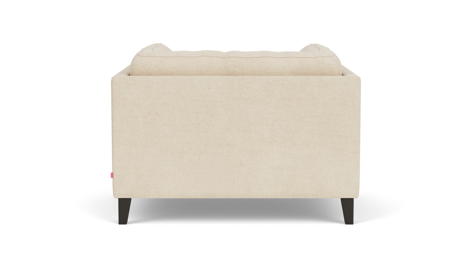 Salema Chair - Aspen Pebble Fabric - Onyx leg  Image - 3