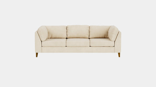 Salema Sofa - Aspen Pebble - Java Legs Image - 1