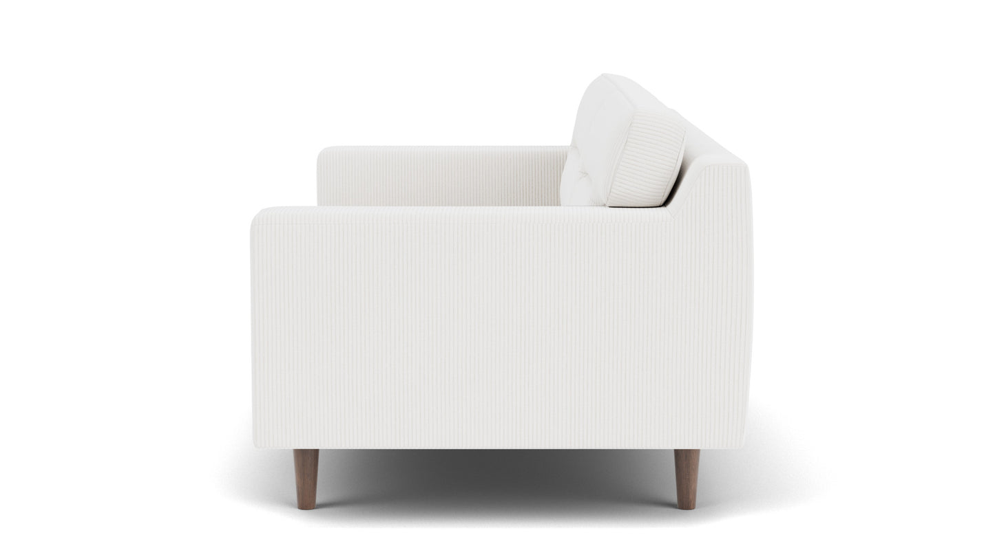 Remi Loveseat - Valley Cream - Walnut  Image - 4