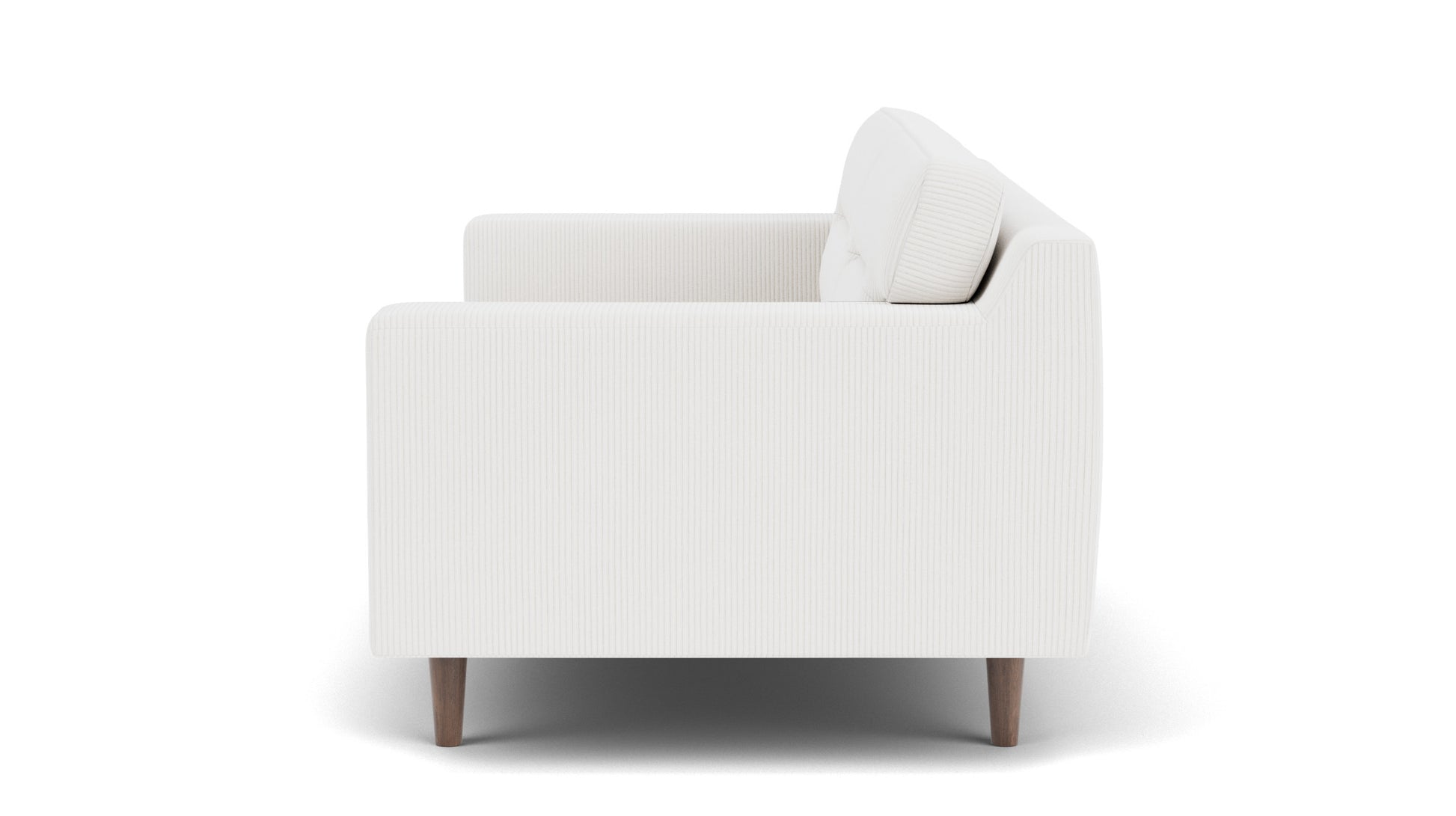 Remi Loveseat - Valley Cream - Walnut  Image - 4