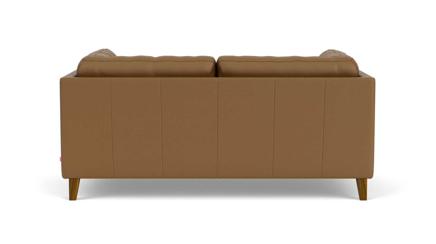 Salema Loveseat - Rein Toast, Java legs Image - 3