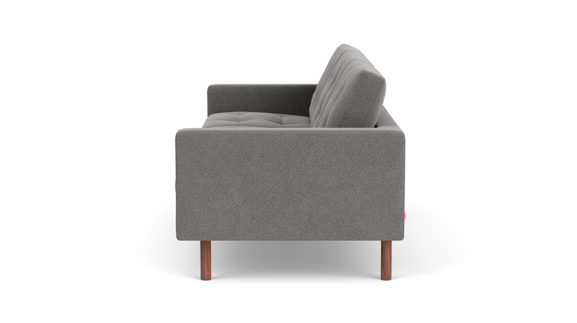Joan Sofa - Mila Grey, Walnut legs Image - 4