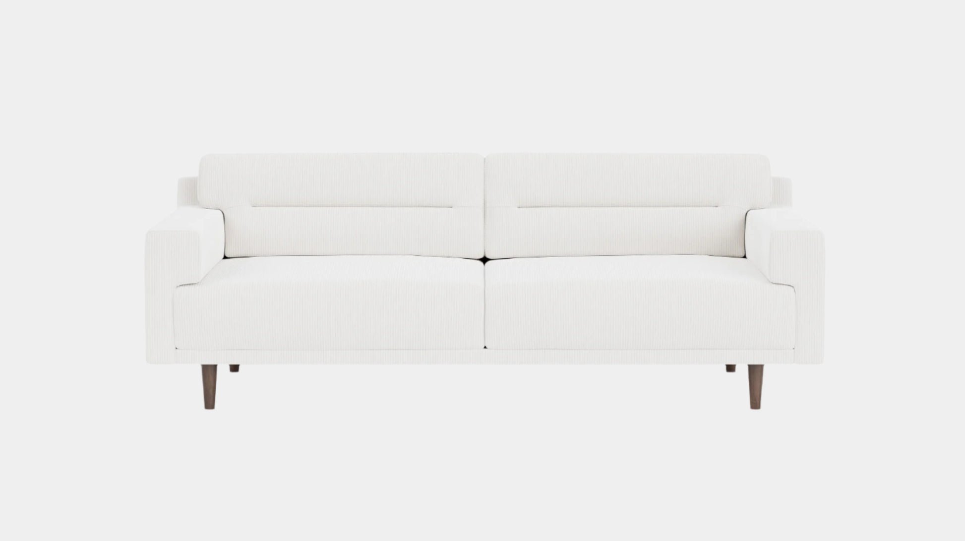 Remi Sofa - Valley Cream - Walnut  Image - 1