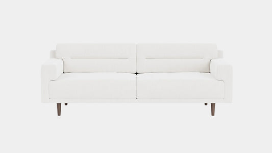 Remi Sofa - Valley Cream - Walnut  Image - 1