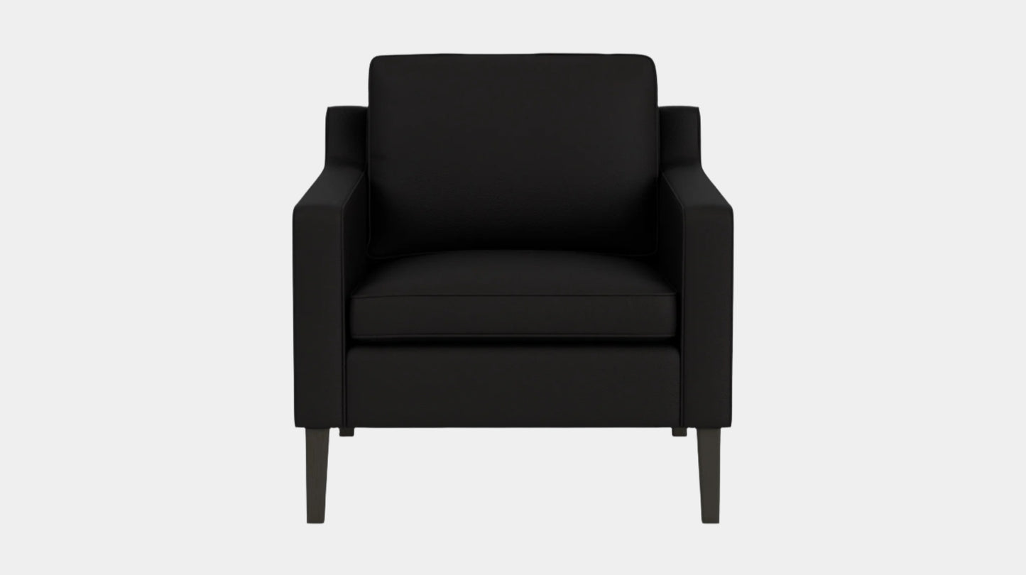 Skye Chair - Rein Basalt - Onyx Leg Image - 1