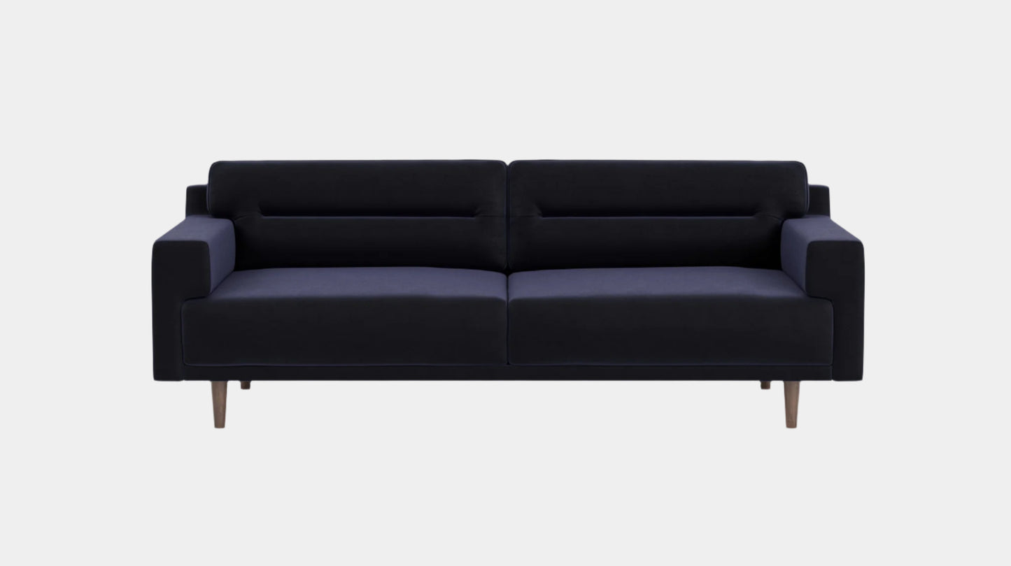 Remi Sofa - Seoul Uniform Fabric - Walnut Leg  Image - 1