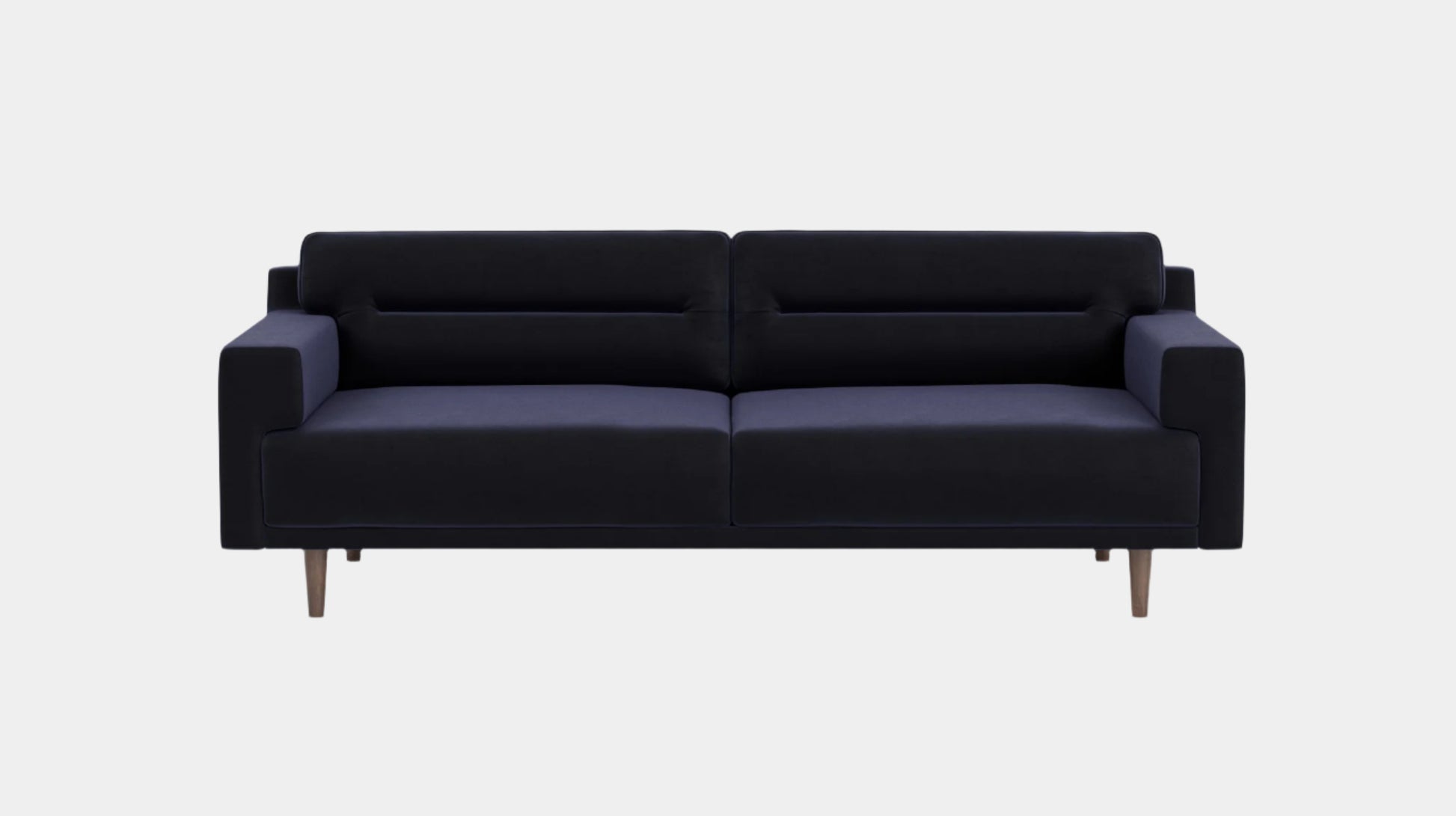 Remi Sofa - Seoul Uniform Fabric - Walnut Leg  Image - 1