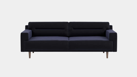 Remi Sofa - Seoul Uniform Fabric - Walnut Leg  Image - 1