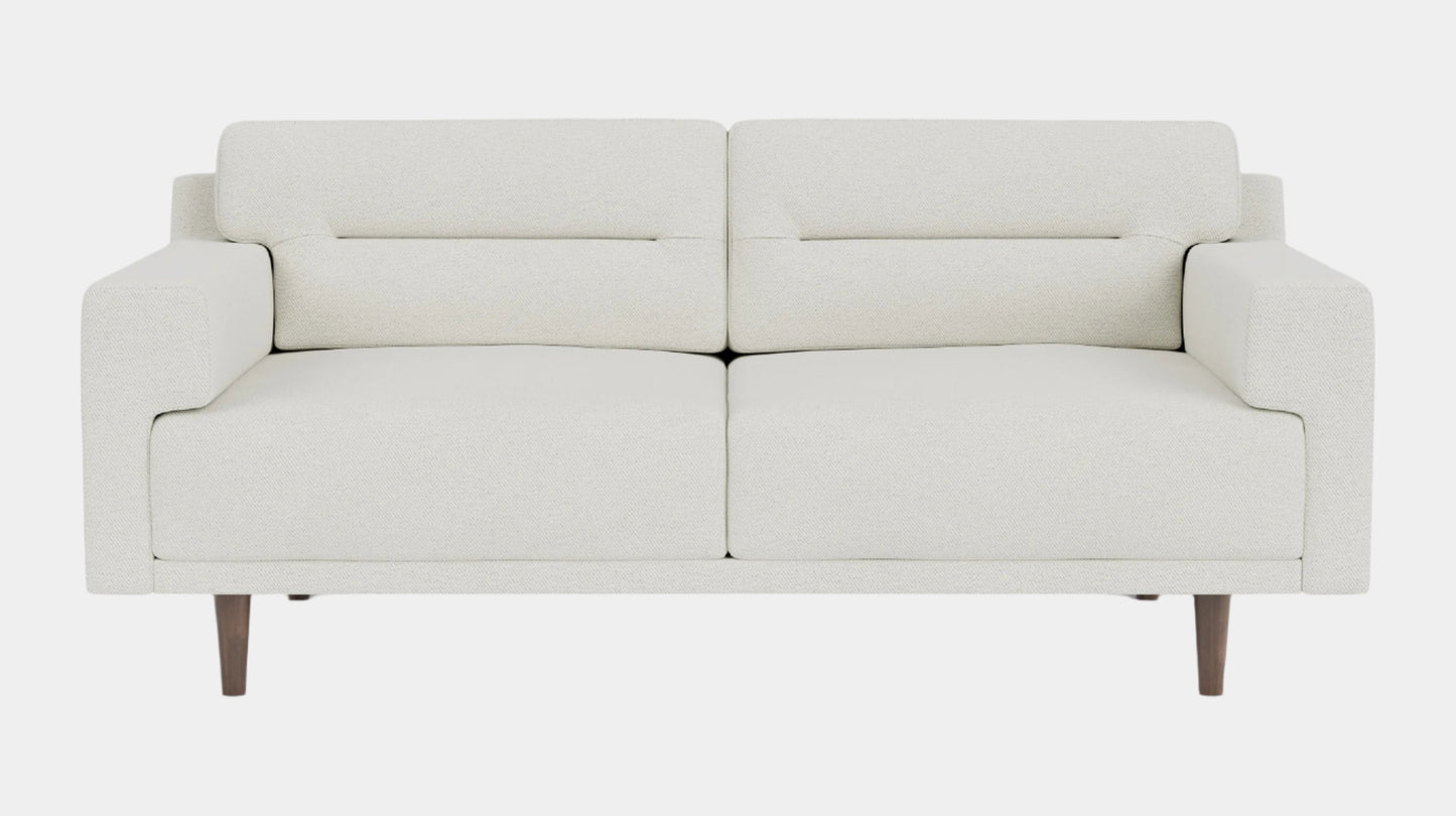 Remi Loveseat - Arctic Snow - Walnut  Image - 1