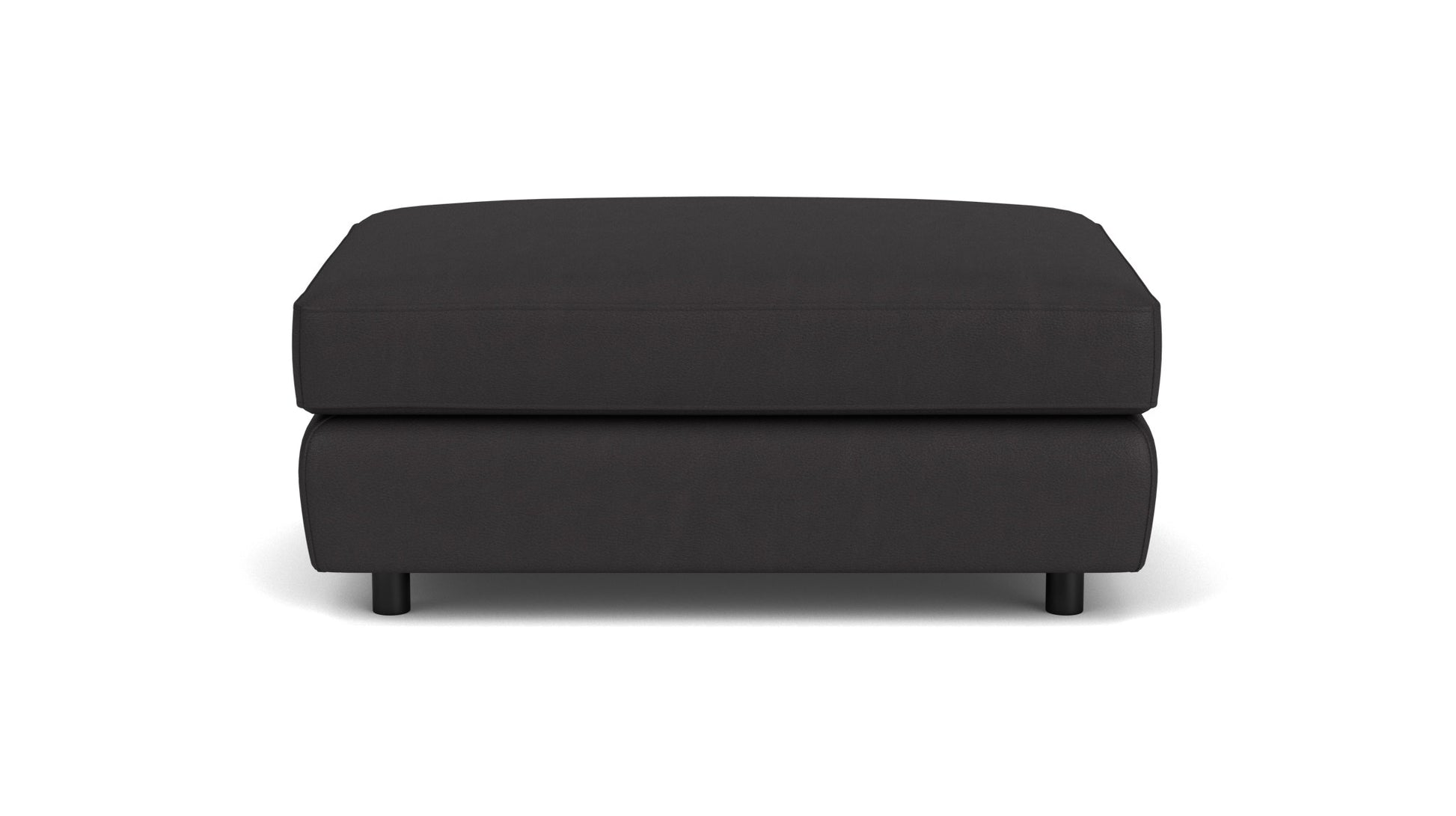 Cello Plush Ottoman - Donna Dark Brown - 2.5 inch leg  Image - 1